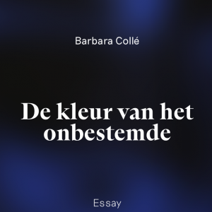 de kleur van het onbestemde barbara colle