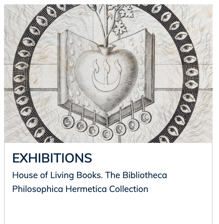 House of Living Books. The Bibliotheca Philosophica Hermetica Collection